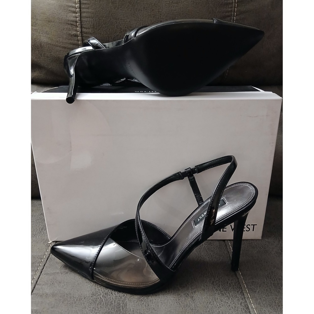 Nine West Womens FLORIA 3Pointed Toe Stilettos Patent Leather NEW Sz 8.5 #803 - Picture 11 of 13